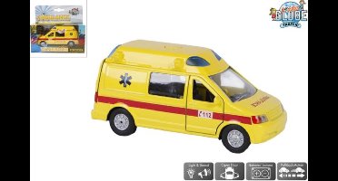 Kids Globe Ambulance Licht Geluid 13 cm