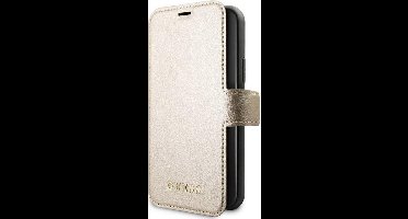 Guess Iridescent Book Case - Apple iPhone 11 Pro (5.8") - Goud