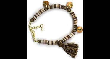 DIY Armband Set Katsuki Kralen Bruin Woody Mix om zelf te maken