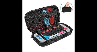 Consolehoes geschikt voor Nintendo Switch Lite met ruimte voor game cartridges en accessoires