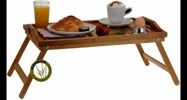 Relaxwonen - Bedtafel - Bamboe hout - Dienblad - 50x30 cm