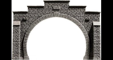 Tunnelportaal, dubbelspoor