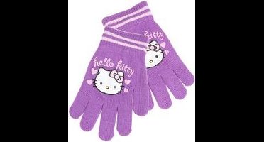Hello Kitty kinder handschoenen paars