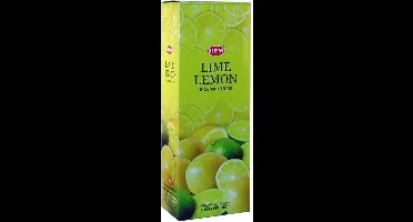 HEM Wierook - Lime Lemon - Slof (6 pakjes/120 stokjes)