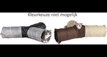 Trixie - Speeltunnel 3-weg - Kat en kleine pups - Assorti - 3x 50x22x22 cm
