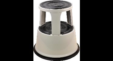 DESQ® opstapkruk - Grijs - Metaal - Hoogte 42,6 cm