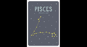 Milestone - Zodiac Poster Card - Pisces