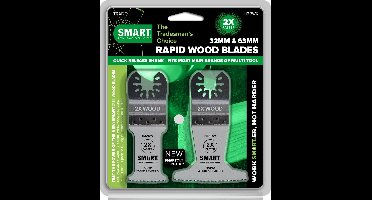 SMART Blades RapidWood Multitool Zaagbladen Set - 32mm + 63mm