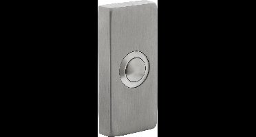 Intersteel Deurbel rechthoekig verdekt rvs