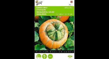 2 stuks Cucurbita, Sierkalebas Turkse muts