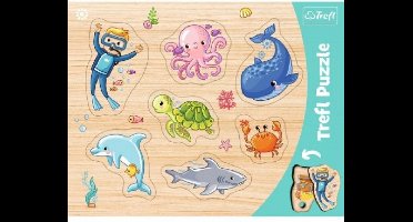 Puzzels - Vorm puzzel - Thema: Onderwater Wereld - Leeftijd: 3 jaar