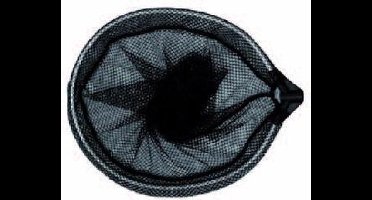 Ovaal schepnet 33(B) x 40(L) cm grofmazig zwart