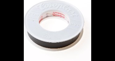 Coroplast 302 tape zwart 19mm x 25 meter