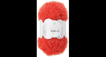 Rico Design Creative Bubble 006 rood - polyester / schuurspons garen - naald 2 a 4mm - 1bol