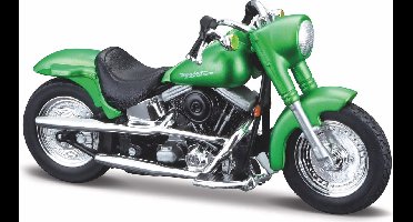Harley Davidson FLSTF Straat Stalker Groen