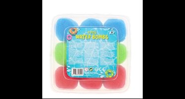 Waterzone Splashballen Blauw/Groen/Rood 9 Stuks