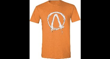 Borderlands - Dripping Logo Heren T-Shirt - Oranje - L