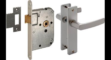 Nemef loopslot 1255/96 incl beslag kortschild