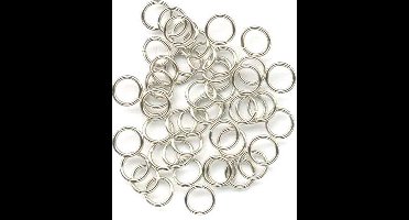 Split Ringen - Gehard - Zilverkleurig - 6mm - 100 Stuks