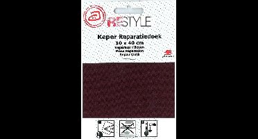 Reparatiedoek Strijkbaar  - Bordeaux - 10 x 40 cm