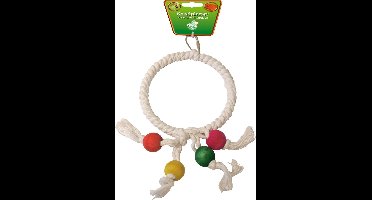 De Boon Ring Katoen met Houten Klos 20CM