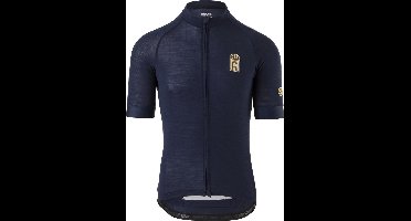AGU Solid Merino Fietsshirt SIX6 Heren - Blauw - M