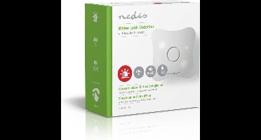 Nedis ALRMW10WT Waterlekkagemelder Geintegreerde Sirene Stand-alone Eenvoudig Te Installeren