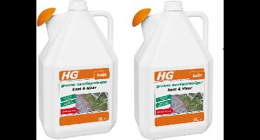 HG groene aanslag verwijderaar - aanslagreiniger - kant en klaar voor gebruik - 5 Liter - Met sproeikop - 2 stuks