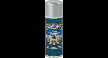 Hammerite Metaallak - Spray - Hamerslag - Zilvergrijs - 0.4L