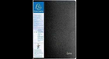 Exacompta Showalbum Up Line 40 tassen, zwart