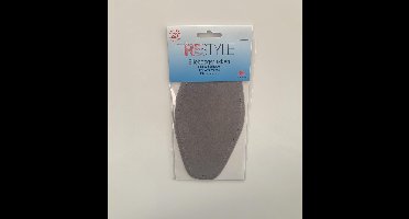 Restyle Strijkbaar Elleboogstukken Suedine GEEN SUEDE Grijs  -  95 x 185 mm
