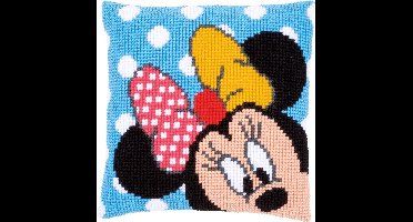 Kruissteekkussen kit Disney Minnie kiekeboe - Vervaco - PN-0167234