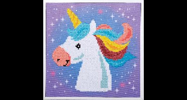 Vervaco - Diamond painting kit - Eenhoorn - PN-0179850 - - Borduurpakket volwassenen - Borduurpakket kind