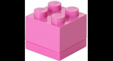 Lego - Opbergbox Mini Brick 4 - Polypropyleen - Roze
