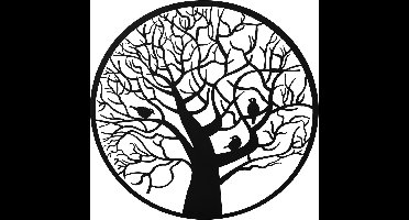 Wanddecoratie boom rond