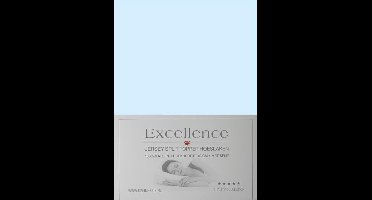 Excellence Jersey Split Topper Hoeslaken - Litsjumeaux - 180x200/210 cm - Light Blue