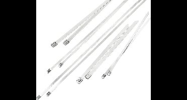 Metalen RVS Tie Wrap - 7,9 x 520 mm - 100 stuks