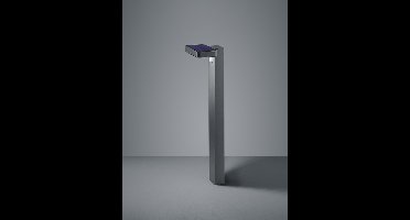 REALITY ESQUEL - Paalverlichting - Antraciet - incl. 1x SMD 4,5W - Bewegingssensor - Solar - Zonne energie - Snoerloos - Buitenverlichting - IP44