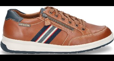 Mephisto Lisandro Sneakers Hazelnut Bruin Leer Verwisselbaar Voetbed