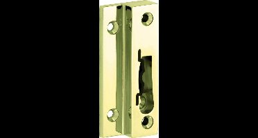 Artitec Wallebroek Sluitplaat tbv raamsluiting SKG Rechts messing gelakt