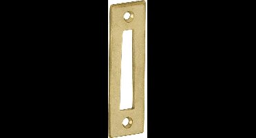 Artitec Wallebroek Sluitplaat tbv raamboom messing antiek