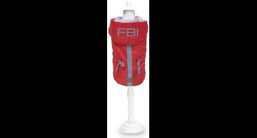 Croci - Hondenjas Regenjas - Vancouver FBI waterproof Rood - 25 cm