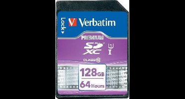 Verbatim SDXC kaart 128GB