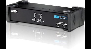 Aten CS1762A DVI Single Link + USB + Audio KVM Switch 2 naar 1