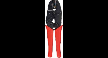 Velleman Robuuste krimptang voor fast-on pluggen, 6, perfect voor geïsoleerde verbindingen