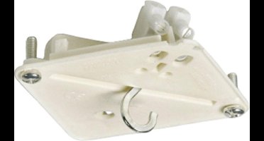 Attema centraaldoosdeksel vierkant met haak en kroonsteen