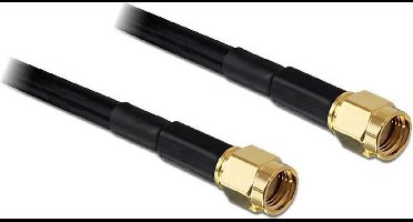 Delock - RP-SMA Stecker - RP-SMA Stecker LMR195 2 m