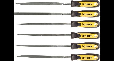 Naaldvijlen set - 140 x 3mm - 6 stuks