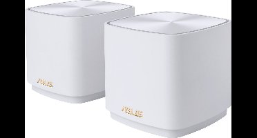 ASUS ZenWiFi XD5 - Mesh WiFi - WiFi Versterker - WiFi 6 - Dual-Band - Wit - 2-Pack