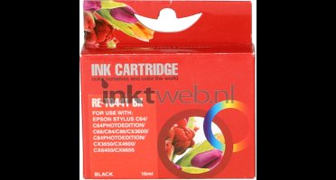 FLWR T0441 zwart - Geschikt voor Epson